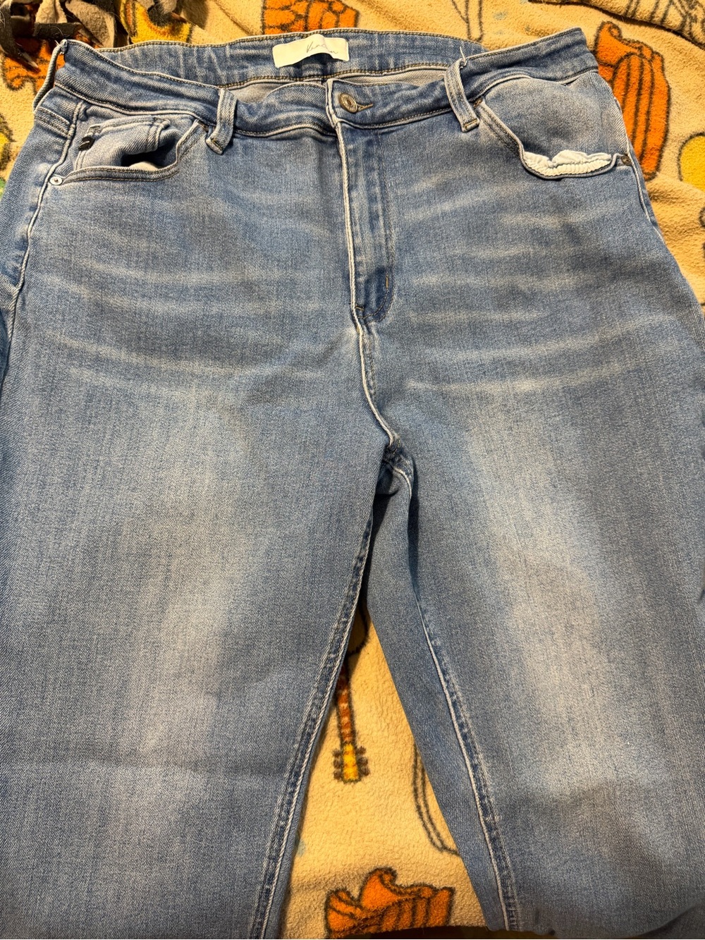 KanCan Light Blue Slim Straight Jeans